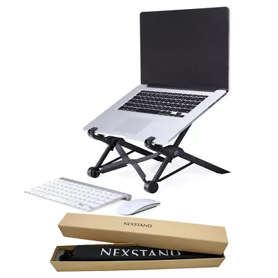 NEXSTAND Adjustable Laptop Stand Portable Foldable Desktop Riser For PC MacBook • £24.99