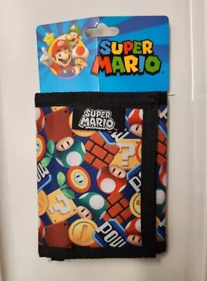 Super Mario Bros Character Trifold Wallet • $9.99