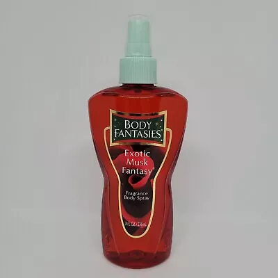 EXOTIC MUSK Fantasy 8oz Fragrance Body Splash Women Parfums De Coeur #RARE • $19.50