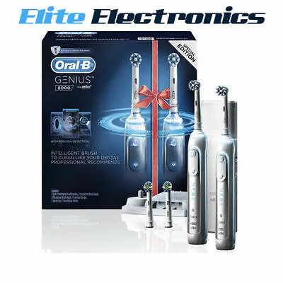 $312 • Buy Oral-b Genius 8000 Dual Handle Electric Toothbrush Gen8000dh