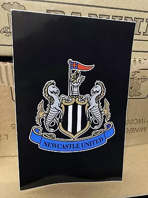 Official Licensed Newcastle Fc Vinyl Football Sticker Logo 150mm X 225mm • £3.99