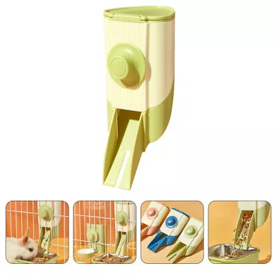  Chinchilla Food Bowl Automatic Hamster Feeder Rabbit Feeding Filling • £12.69