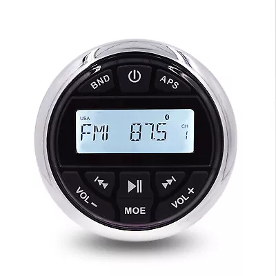 Marine Audio Stereo Receiver Bluetooth Boat Radio Waterproof For Yacht UTV ATV • $84.99