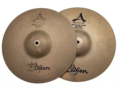 Zildjian A Custom 13  Projection Hi-Hat Cymbals • £195