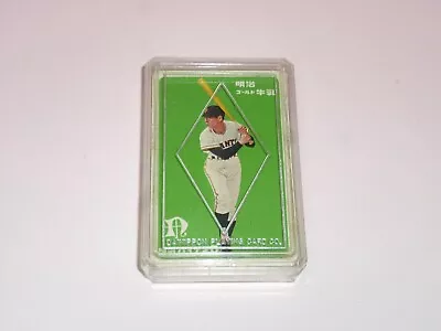 Sadaharu Oh Playing Cards Green Japan Baseball Meiji Vintage • $89.98