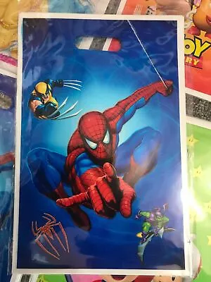 £1.99 • Buy Spiderman - Party Loot Bags - Licensed - Birthday Party Gift Bags Marvel