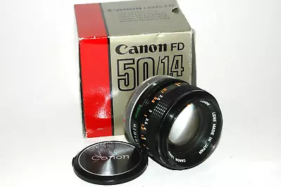 Canon FD F1.4 50mm SSC Prime Lens • £119.99