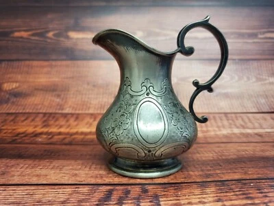 £6.99 • Buy Pretty Pewter Or SP Victorian Jug