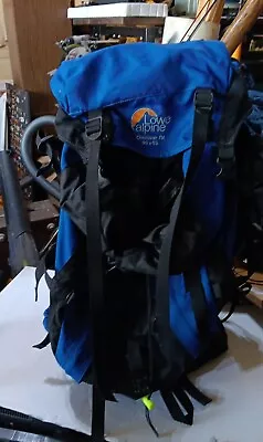 Lowe Alpine Contour IV Backpack Internal Frame Expedition Size Blue Pockets • $24.99