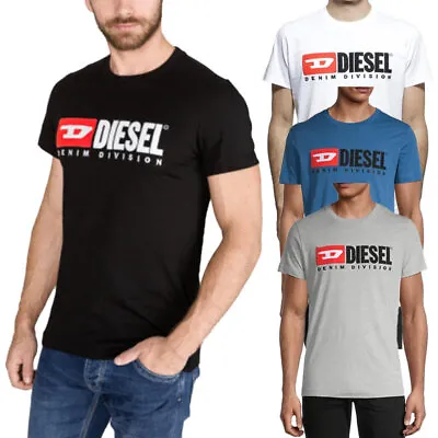 Mens T Shirt DIESEL T DIEGO DIVISION Short Sleeve Summer Cotton Tee S M L XL 2XL • £22.99