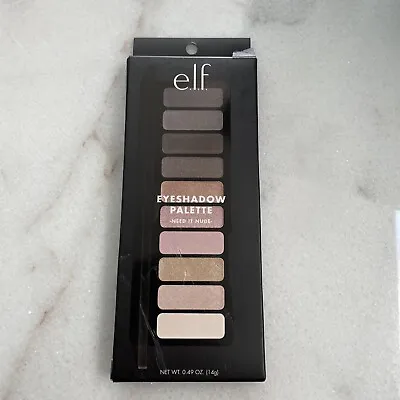$9.98 • Buy Elf Eyeshadow Palette, 83279 Need It Nude Damaged Box