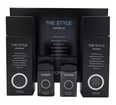 Vonin The Style Total Skin Care Solution Set For Men Moisturizing K-Beauty  • $59.99