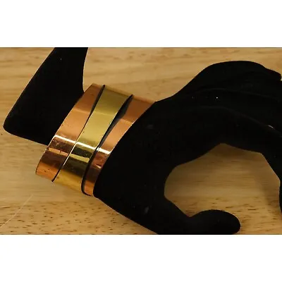 Vintage Hand Crafted Estate Jewelry Solid Copper Cuff Bracelet Mid Century Moder • $44.71