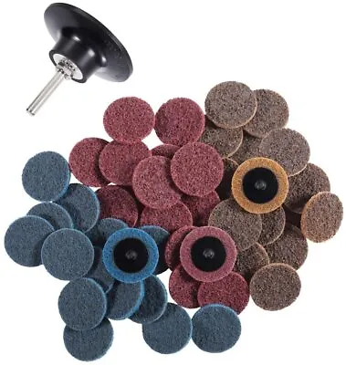 25pcs 1  2  3  Nylon Sanding Disc Type R Roll Lock Sander Pads Surface Polishing • $47.39