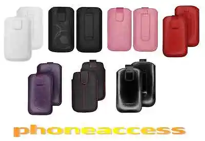 Cover / Cover Universal (Leather) Size M ~ Motorola Defy Mini / XT320 • $7.90