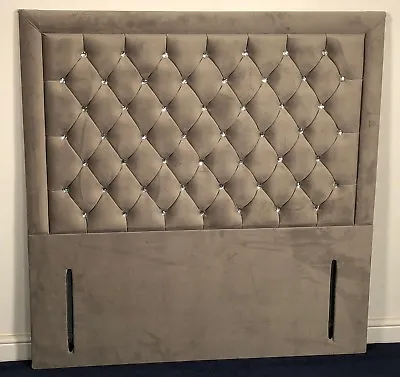 Milan Floor Standing Headboard 54 Inches Height 4'6 Double Single 5' King Size • £149.99