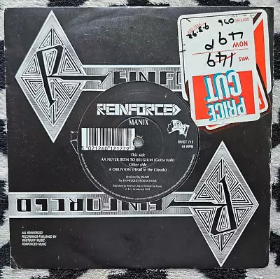 Manix - Oblivion ORIG UK Reinforced 45!! Hardcore Jungle 4Hero • £2.99