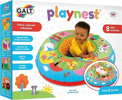 Galt Toys Playnest - Farm Sit Me Up Baby Seat Ages 0 Months Plus Kids Fun • £45.99