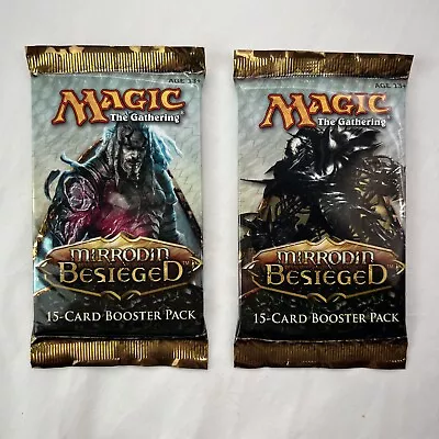 2X MIRRODIN BESIEGED 15 Card Booster Packs Original FACTORY SEALED Magic MTG • $40