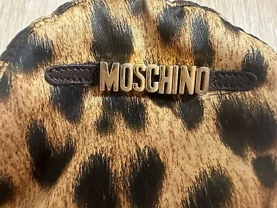 Moschino Redwall Vintage 90s Leopard Small Round Bag • $98