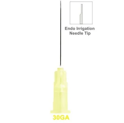 1 Box Dental Disposable Endo Irrigation Needle Syringe Tips 30G Notched 100pcs • $11.70