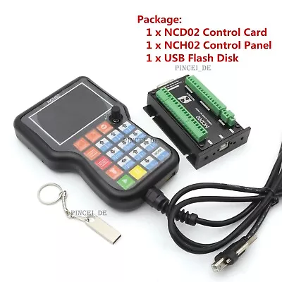 USB 3 Axis CNC Controller NCH02 Offline Stand Alone NC Card Mach3 Controller • $299