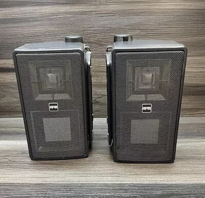 Vintage Sony APM Speaker Set With Wall Mount Bracket 8 Ohm 25W Max • $69.99