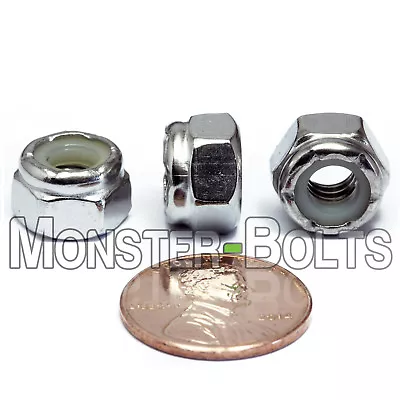 Stainless Steel Nylon Insert Hex Lock Nuts 4-40 6-32 8-32 10-32 1/4-20 5/16 3/8 • $5.43