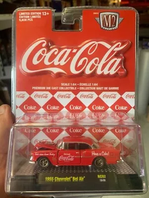B11 1/64 M2 Machines Coca-Cola 1955 Chevrolet Bel Air • $28