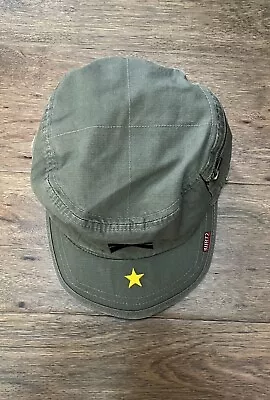 A. Kurtz Men's Fitted OD Green Military Cap Cadet Hat - Size Small Zip Pocket • $24.42