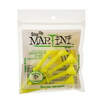 Martini 3 1/4  Step-Up Golf Tees - Yellow • $8.93