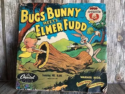 78 Rpm Record Album Bugs Bunny Meets Elmer Fudd - Capitol Records -  Mel Blanc • £14.87