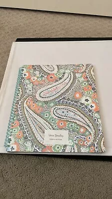 Vera Bradley Large Notebook With Pocket Critrus Paisley~ 9.14 In X 11 In • $13.99