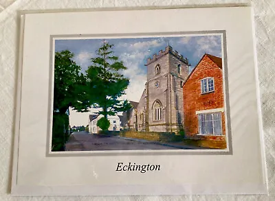 Holy Trinity Church Eckington Alan Preece Gift Greeting Card Blank Insert • £2.75