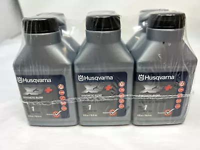 6 Pack Of Husqvarna Synthetic Blend 2-Stroke Oil  2.6oz FAST FREE SHIPPING! • $24.99