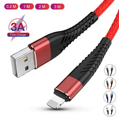 $7.68 • Buy 1M 2M 3M Fast Charge USB Charging & Data Sync Cable Lead For Apple IPhone IPad