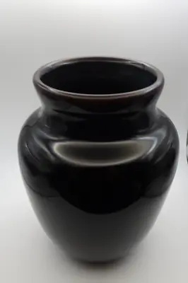 Signed Dominick Labino Studio Art Glass 7  Deep Red Black Vase 2-1973 • $427.50