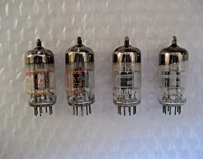 4 X NOS NIB 12AT7 ECC81 Mullard Tubes - TV-7 Tested • $50