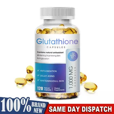 L-Glutathione Whitening Pills 1000MG Anti-Aging Anti Wrinkle Liver Detox Pills • $13.42
