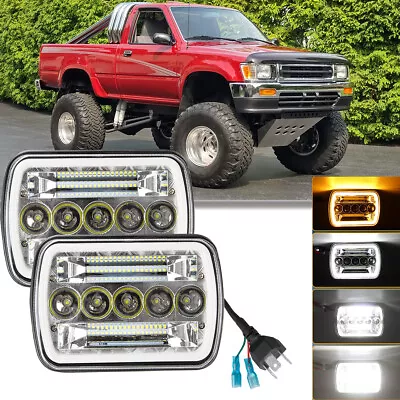 5x7  7x6  LED Headlight Hi-Lo Beam DRL For Toyota Pickup 1982-1995 Truck 4Runner • $59.99