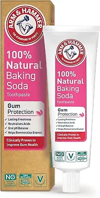Arm & Hammer 100% Natural Baking Soda Gum Protection Toothpaste 75Ml • £5.70