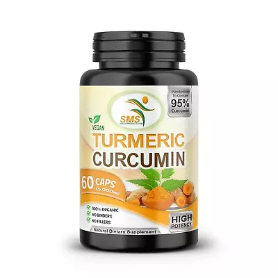  TUMERIC 3000 Mg DAILY TURMERIC MAX Potency CURCUMIN 95% PILLS With Black Pepper • $11.89