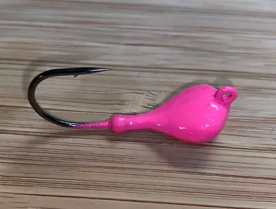 20 HOT PINK Sparkie Boxing Glove Jig Heads SNAPPER  BLACK NICKEL Hook Jigs • $22.90