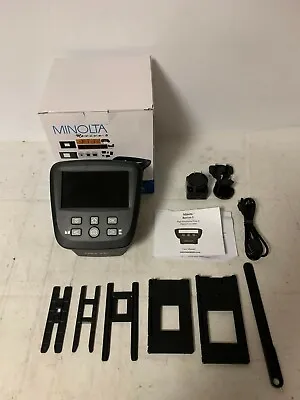 MINOLTA Revive 5 Film Slide Scanner 35mm 126 110 Negative Slides Super 8 Black-B • $69.99