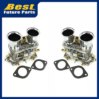 2PCs Carburetor For VW Beetle 44 IDF Weber 2 BARREL Jaguar Porsche 18990.035V • $159.75