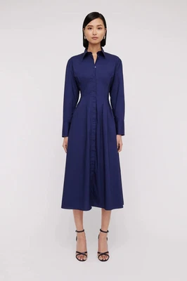 $230 • Buy Scanlan Theodore Parachute Cut Out Shirt Dress RRP $650