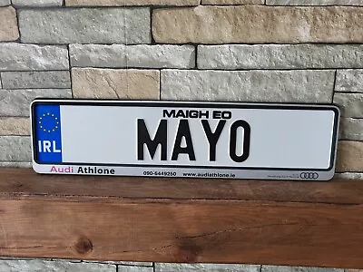 MAYO  Vanity Ireland License Plate Metal Embossed  Free Dealer Frame AUDI  • $29.99