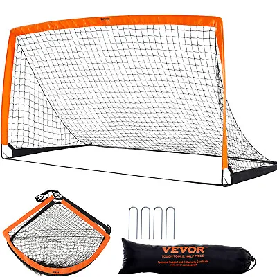 VEVOR 6.5x3.25ft Portable Soccer Goal Pop Up Kids Soccer Net Backyard Training • $26.99
