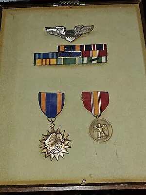 1960s USAF Air Force Vietnam 3rd Award Air Medal Grouping Sterling Wing L@@K!!! • $99.97