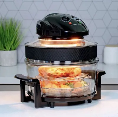 Quest Large Halogen Convection Air Fryer Oven With Extender Ring & Timer / 17L • £44.89